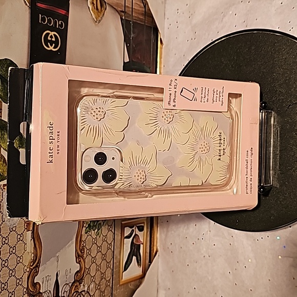 Kate Spade Floral IPhone 11 Pro Case - Cream and Gold - Picture 1 of 5